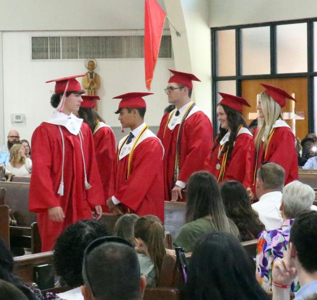 Central Catholic's Class of 2024 graduates at Holy Cross | St. Mary Now